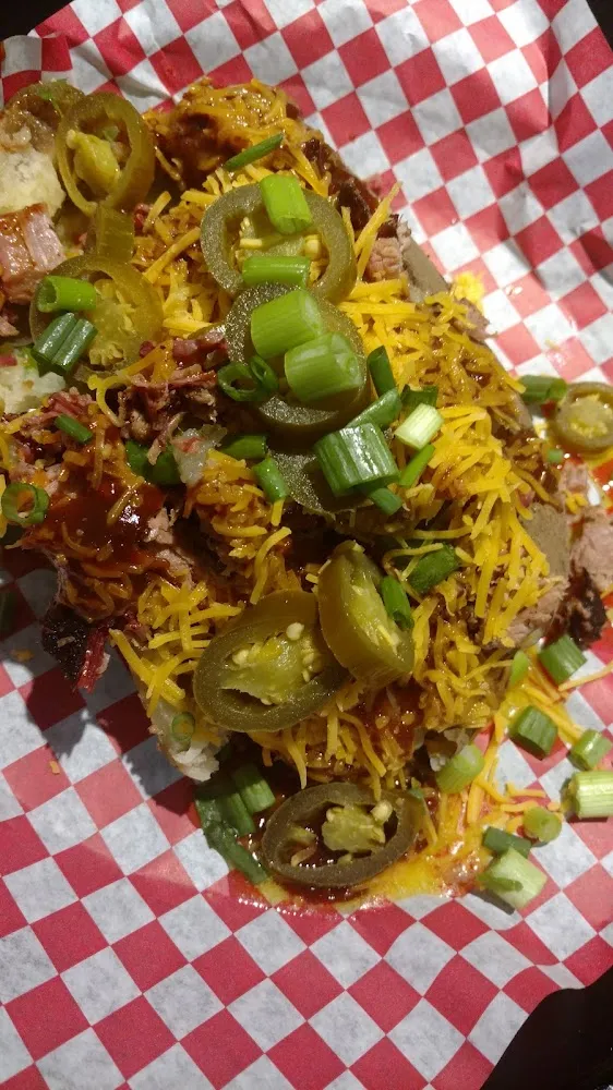 Loaded Baked Potato with Brisket