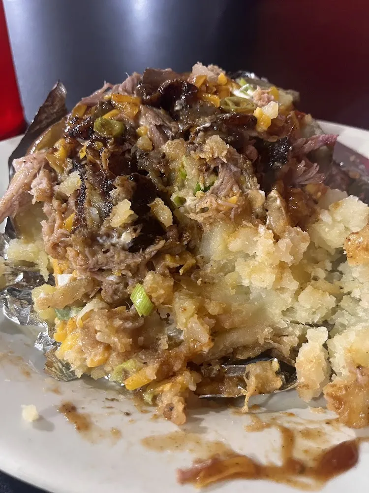 Pork Stuffed Bake Potato